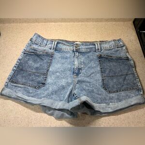 Time and Tru Blue Jean Shorts